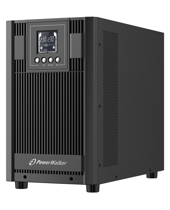 PowerWalker VFI 3000 AT alimentation d'énergie non interruptible Double-conversion (en ligne) 3 kVA 2700 W 4 sortie(s) CA PowerWalker VFI 3000 AT alimentation d'énergie non interruptible Double-conversion (en ligne) 3 kVA 2700 W 4 sortie(s) CA