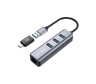 GRAUGEAR G-HUB31L-A USB 3.2 Gen 1 (3.1 Gen 1) Type-A 5000 Mbit/s