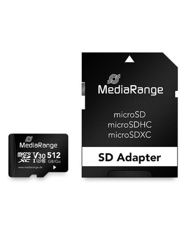 MediaRange MR947 mémoire flash 512 Go MicroSDXC UHS-I Classe 10