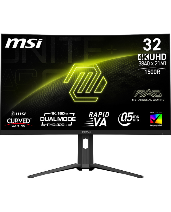 MSI MAG 321CUPDF 31.5" LCD 4K Ultra HD 0,5 ms Noir