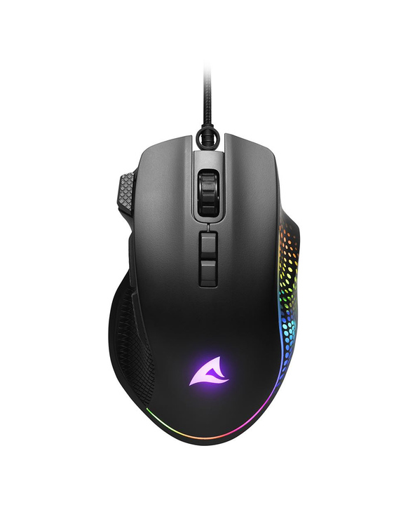 Sharkoon SHARK Force 3 souris Jouer Droitier USB Type-A Optique 12800 DPI
