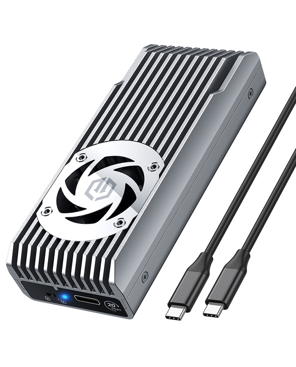 GRAUGEAR G-M206-20G-F Boîtier de disques de stockage Enceinte ssd Gris M.2