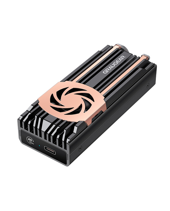 GRAUGEAR G-M2U4-40G-F Boîtier de disques de stockage Enceinte ssd Noir M.2
