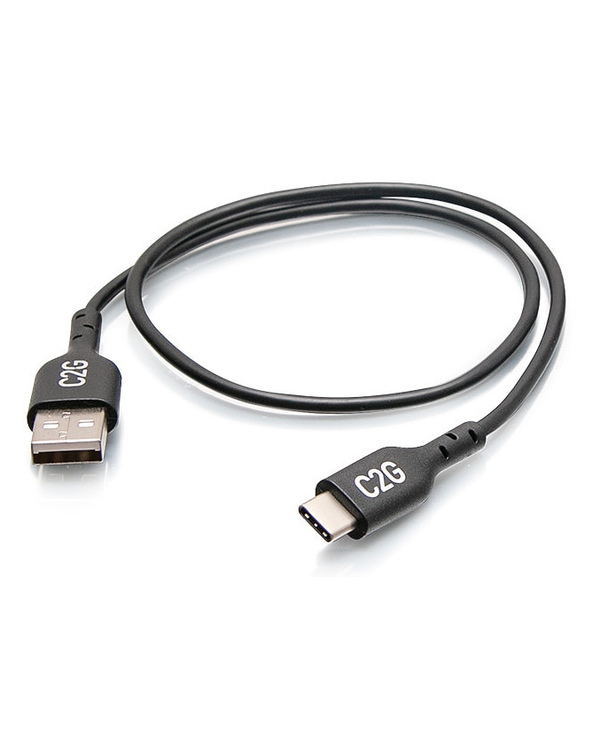 C2G C2G28884 câble USB USB 2.0 0,46 m USB C USB A Noir