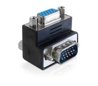 DeLOCK 65247 changeur de genre de câble VGA (D-Sub) Noir