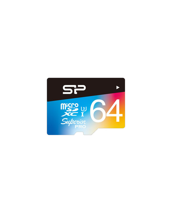 Silicon Power Superior Pro 64 Go MicroSDXC UHS-III Classe 10