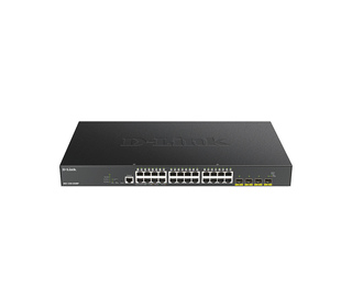 D-Link DGS-1250-28XMP Géré L3 Gigabit Ethernet (10/100/1000) Connexion Ethernet, supportant l'alimentation via ce port (PoE) Noi