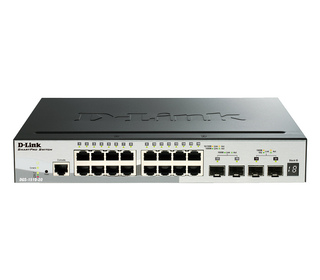 D-Link DGS-1510-52XMP Géré L3 Gigabit Ethernet (10/100/1000) Connexion Ethernet, supportant l'alimentation via ce port (PoE) Noi