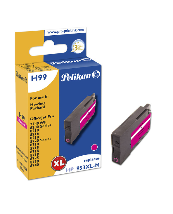 Pelikan H99 Magenta cartouche d'encre 1 pièce(s) Compatible Rendement élevé (XL)