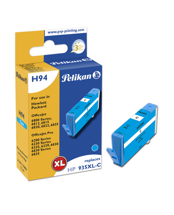 Pelikan H94 Cyan cartouche d'encre 1 pièce(s) Compatible Rendement élevé (XL)