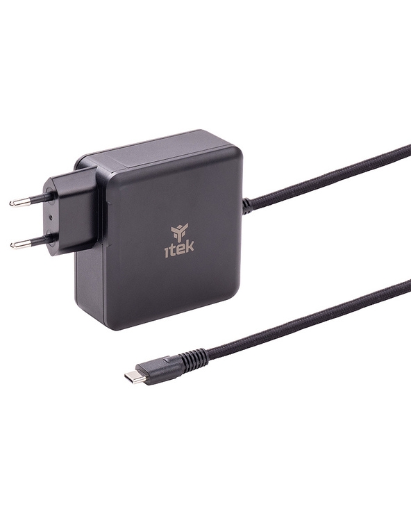 itek ITNBACWB100 chargeur d'appareils mobiles Ordinateur portable Noir Secteur Charge rapide Intérieure