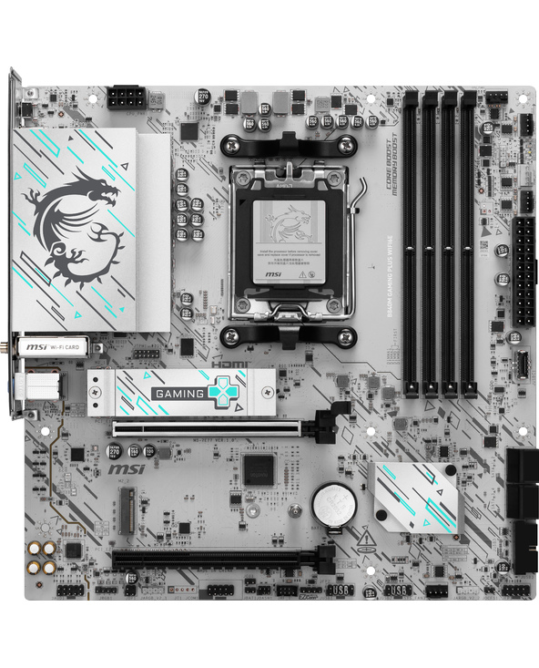 MSI B840M GAMING PLUS WIFI6E carte mère AMD B840 Emplacement AM5 micro ATX