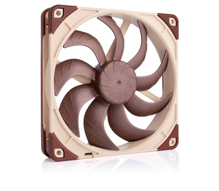 Noctua NF-A14X25 G2 LS-PWM système de refroidissement d’ordinateur Boitier PC Refroidisseur d'air 14 cm Beige, Marron 1 pièce(s)
