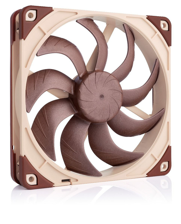 Noctua NF-A14X25 G2 LS-PWM système de refroidissement d’ordinateur Boitier PC Refroidisseur d'air 14 cm Beige, Marron 1 pièce(s)