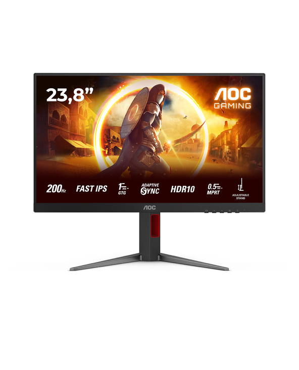 AOC G4 24G4HA 23.8" LED Full HD 1 ms Noir, Rouge
