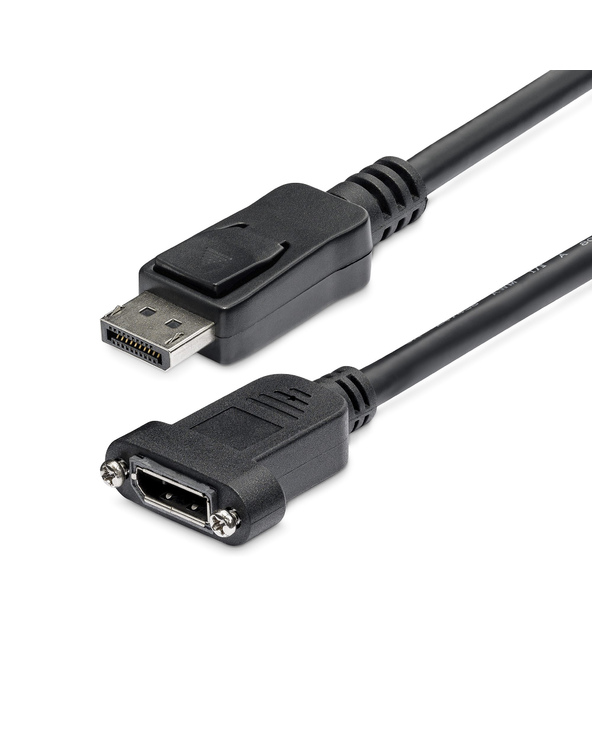 StarTech.com Câble DisplayPort à Montage sur Panneau de 91cm - 4K x 2K - Câble d'Extension DP 1.2 M/F - Câble d'Extension Vidéo 