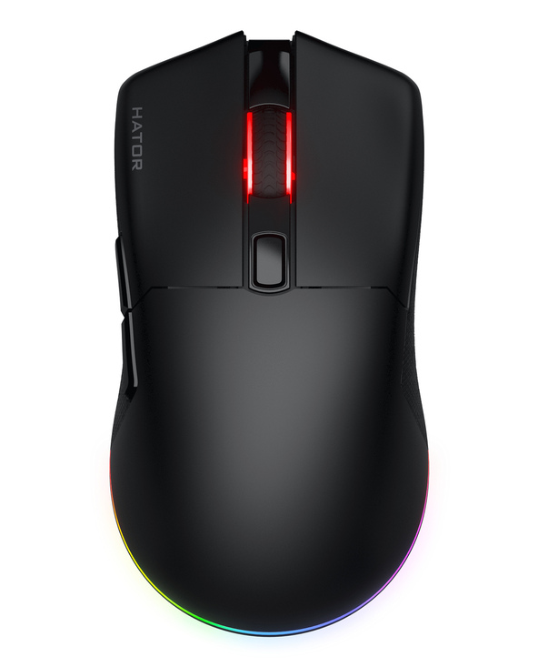 HATOR Pulsar 3 Wireless souris Jouer Ambidextre RF Wireless + Bluetooth + USB Type-C Optique 12000 DPI