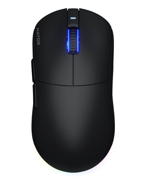 HATOR Quasar 3 Wireless souris Jouer Ambidextre RF Wireless + Bluetooth + USB Type-A Optique 12000 DPI