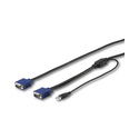 StarTech.com Câble switch KVM USB VGA de 4,6 m pour consoles