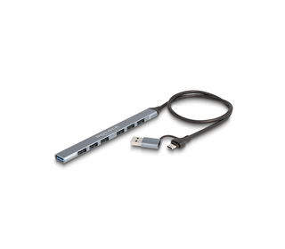 DeLOCK 64273 hub & concentrateur USB 3.2 Gen 1 (3.1 Gen 1) Type-C 5000 Mbit/s Gris