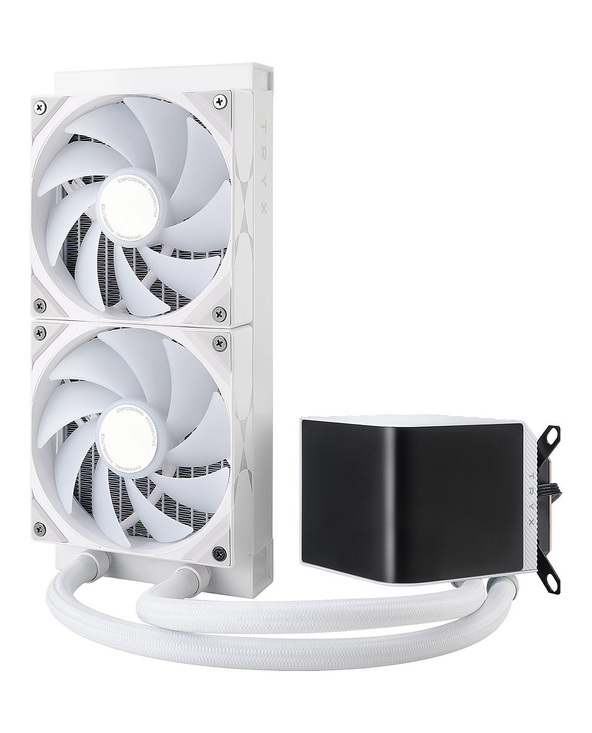 TRYX PANORAMA ARGB 240 Processeur Kit de refroidissement du liquide 12 cm Blanc 1 pièce(s)