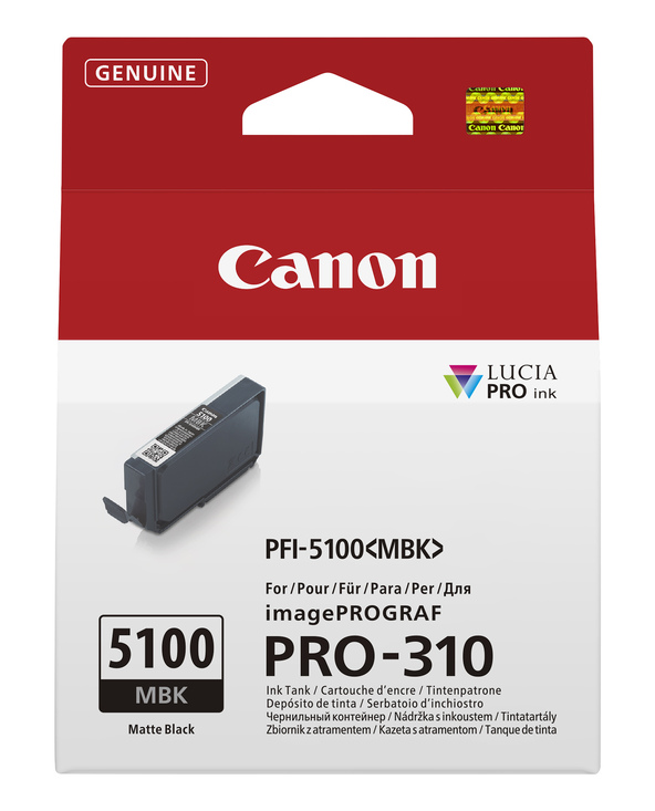 Canon PFI-5100 MBK cartouche d'encre 1 pièce(s) Original Noir mat