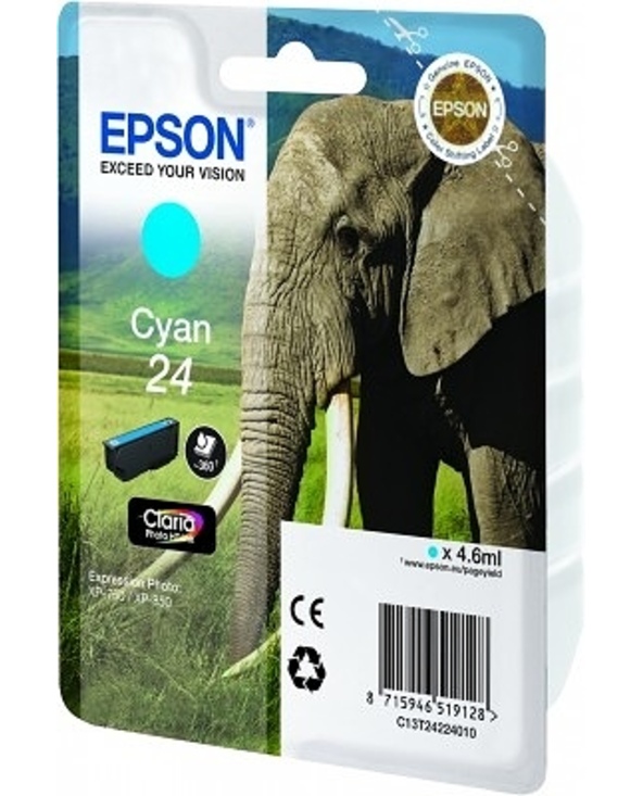 Epson Elephant Cartouche "Eléphant" - Encre Claria Photo HD C