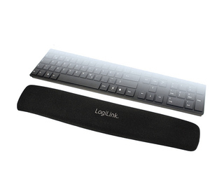 LogiLink ID0044 repose-poignet Nylon, Polyuréthane, Silicone Noir