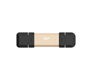 Silicon Power DS72 lecteur USB flash 500 Go USB Type-A / USB Type-C 3.2 Gen 2 (3.1 Gen 2) Or