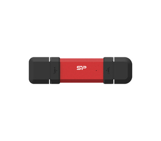 Silicon Power DS72 lecteur USB flash 500 Go USB Type-A / USB Type-C 3.2 Gen 2 (3.1 Gen 2) Rouge