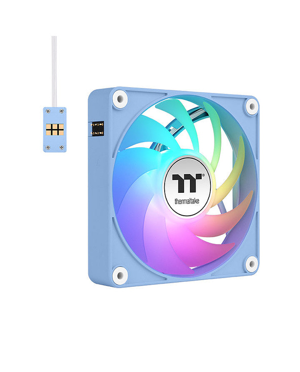Thermaltake CL-F196-PL12BU-A système de refroidissement d’ordinateur Boitier PC Ventilateur 12 cm Bleu 3 pièce(s)