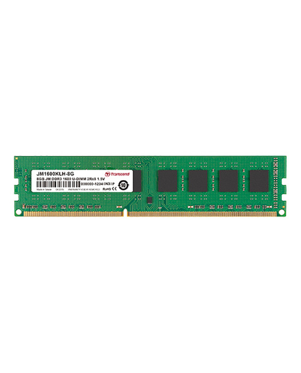 Transcend JetRam JM1600KLU-2G module de mémoire 2 Go 2 x 8 Go DDR3