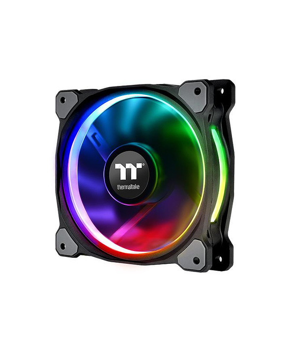 Thermaltake CL-F076-PL12SW-A système de refroidissement d’ordinateur Boitier PC Ventilateur 12 cm Noir