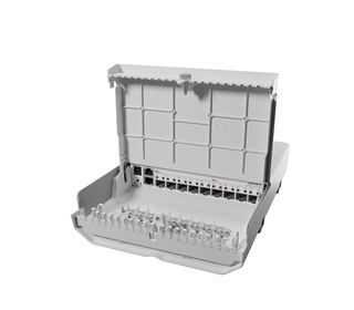 Mikrotik netFiber 9 Gigabit Ethernet (10/100/1000) Connexion Ethernet, supportant l'alimentation via ce port (PoE) Blanc
