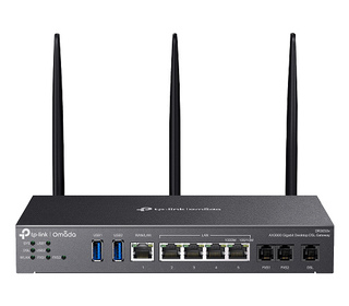 TP-Link Omada AX3000 routeur sans fil Gigabit Ethernet Bi-bande (2,4 GHz / 5 GHz) Noir