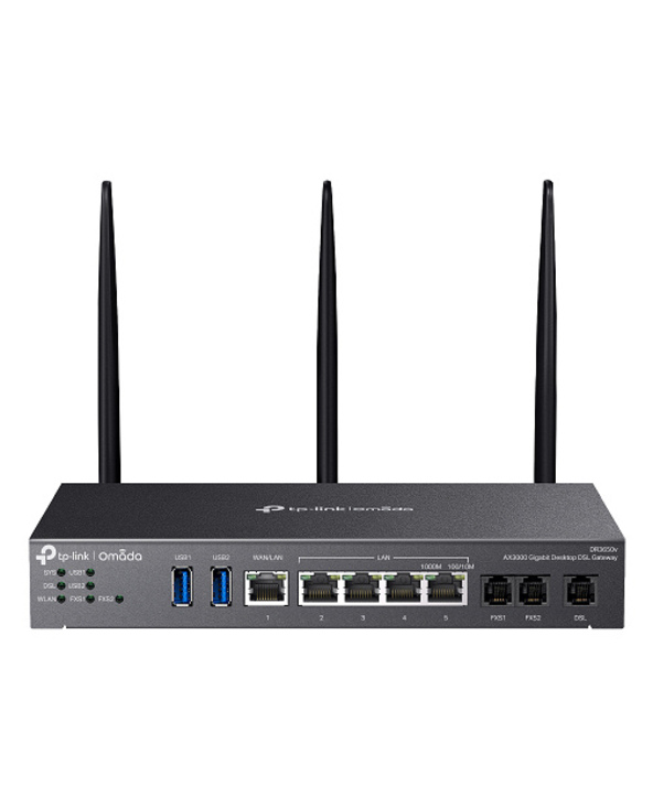 TP-Link Omada AX3000 routeur sans fil Gigabit Ethernet Bi-bande (2,4 GHz / 5 GHz) Noir