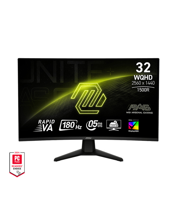 MSI MAG 32CQ6FDE 31.5" LCD Wide Quad HD 0,5 ms Noir
