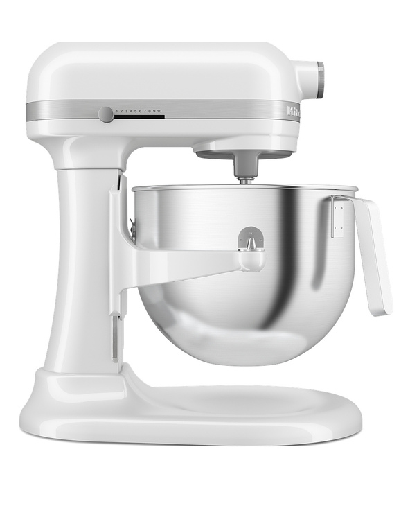 KitchenAid 5KSM70JPXEWH mixeur Robot mixer 375 W Gris, Acier inoxydable, Blanc