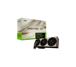 MSI GeForce RTX 5070 Ti 16G INSPIRE 3X OC PLUS NVIDIA 16 Go GDDR7