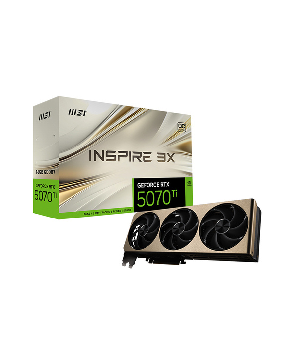 MSI GeForce RTX 5070 Ti 16G INSPIRE 3X OC PLUS NVIDIA 16 Go GDDR7