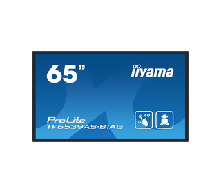iiyama TF6539AS-B1AG Écran d'affichage dynamique Écran plat de signalisation numérique 163,8 cm (64.5") LED 500 cd/m² 4K Ultra H