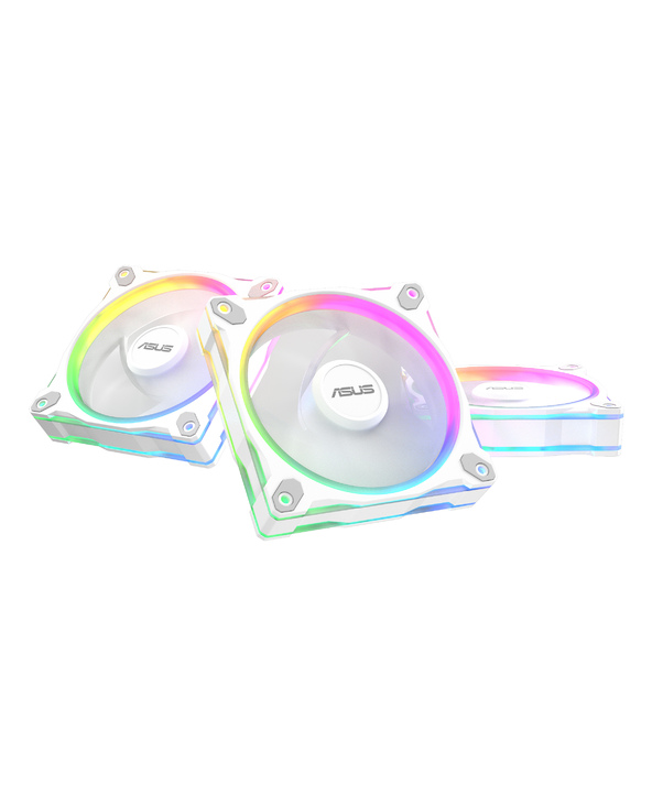 ASUS Prime MR120 Fan ARGB White 3in1 Boitier PC Ventilateur 12 cm Blanc