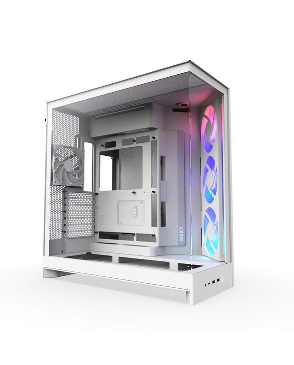 NZXT H9 Flow RGB Midi Tower Blanc