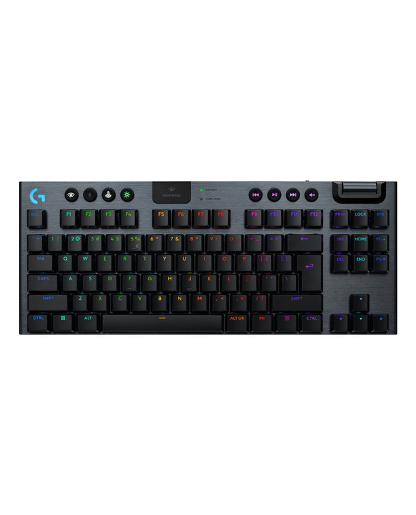 Logitech G G915 X LIGHTSPEED clavier Jouer USB + RF Wireless + Bluetooth QWERTY US International Noir