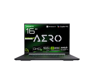 GIGABYTE AERO X16 WH ORDINATEUR PORTABLE GAMING – 16“, 165HZ WQXGA, RYZEN AI 7 350, NVIDIA RTX 5070, 32GO DDR5 5200MHZ, SSD GEN4