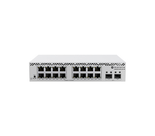 Mikrotik CSS318-16G-2S+IN commutateur réseau Géré Gigabit Ethernet (10/100/1000) Blanc