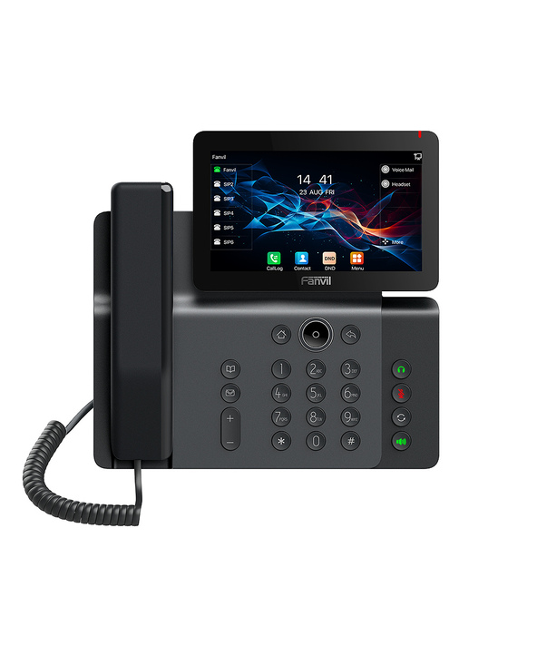 Fanvil V66 téléphone fixe Gris foncé 20 lignes IPS Wifi