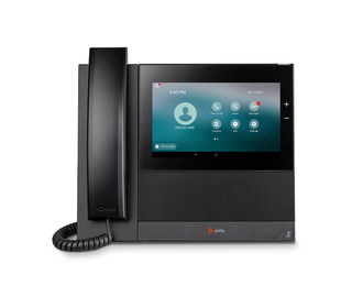 Poly Téléphone multimédia professionnel CCX 600 avec Open SIP et compatible PoE