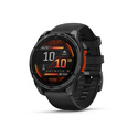 Garmin Fenix 8 3,56 cm (1.4") AMOLED 47 mm Numérique 454 x 454 pixels Écran tactile Noir Wifi GPS (satellite)