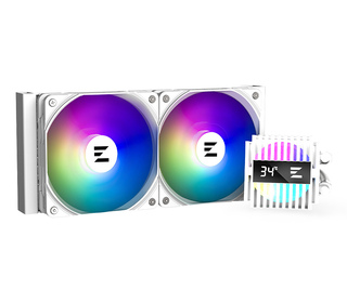 Zalman ALPHA2 A24 WHITE système de refroidissement d’ordinateur Processeur Refroidisseur de liquide tout-en-un 12 cm Blanc